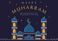 Welcoming Muharram Postcard