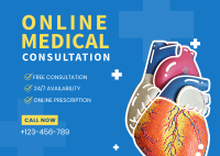 Online Consultation Service Postcard