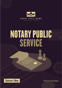 Notary Stamp Flyer