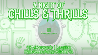 Modern Nostalgia Halloween Party Facebook Event Cover Design