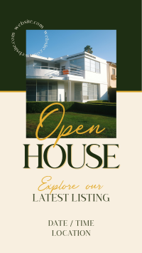 Open House Real Estate Instagram Story