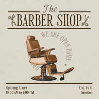 Editorial Barber Shop Linkedin Post