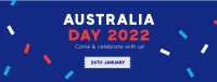 Confetti Australia Day Facebook Cover