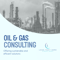 Oil and Gas Business Linkedin Post Design