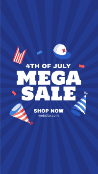 Independence Mega Sale TikTok Video Design