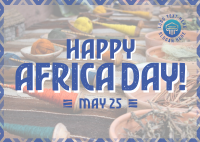 Africa Day Commemoration  Postcard