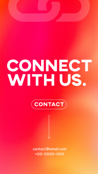 Connect With Us Modern YouTube Short Design