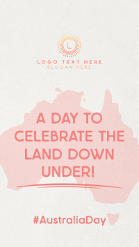 Australian Day Map Instagram Story