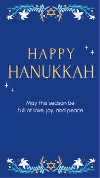 Celebrating Hanukkah Instagram Story