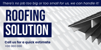 Roofing Solution Twitter Post