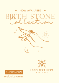 Birth Stone Flyer Design