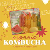 Healthy Kombucha Instagram Post