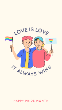 Love is Love Facebook Story