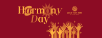 Simple Harmony Day Facebook Cover