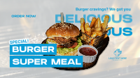 Special Burger Meal Animation