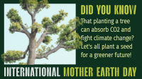 Earth Day Tree Planting Animation