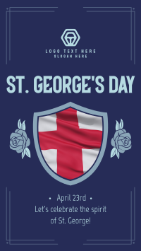 St. George's Day Celebration Facebook Story