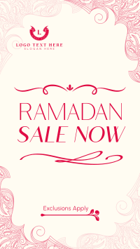 Ornamental Ramadan Sale Facebook Story