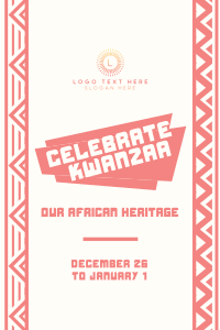 Celebrate Kwanzaa Heritage Pinterest Pin