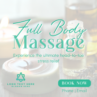 Full Body Massage Instagram Post