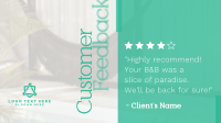 Tropical Hotel Feedback Animation