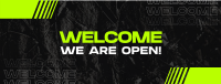 Grunge Welcome Texture  Facebook Cover