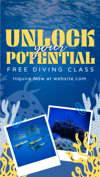 Free Diving Class Instagram Reel