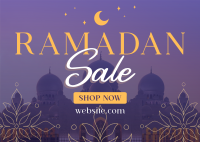 Rustic Ramadan Sale Postcard