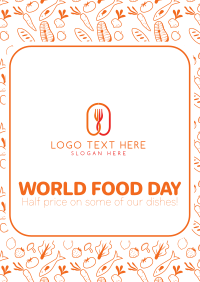 World Food Day Pattern Flyer