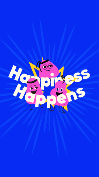 Happiness Unfolds Instagram Reel Design