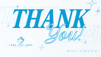 Simplistic Thank You Facebook Event Cover