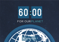 60 Minutes Planet Postcard