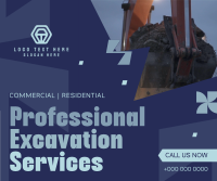 Professional Excavation Services Facebook Post