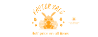 Easter Rabbit Sale Facebook Cover Image Preview