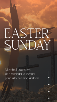 Easter Holy Cross Reminder Facebook Story