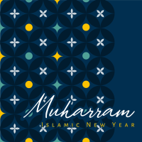 Muharram Monogram Instagram Post Design