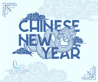 Oriental Chinese New Year Facebook Post