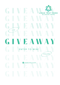 More Giveaway Flyer