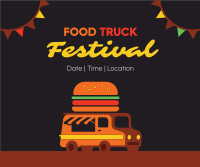 Festive Food Truck Facebook Post