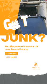 Junk Removal Service Instagram Story