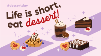 Cute Dessert Greeting Animation