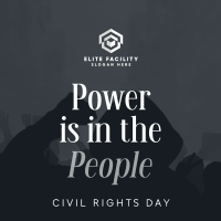 Strong Civil Rights Day Quote Linkedin Post Image Preview