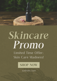 Skincare Promo CBD  Flyer