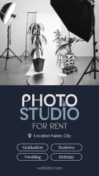 Photo Studio Rental YouTube Short