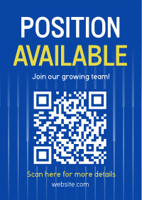 Minimalist Job Posting Flyer