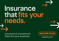 Business Insurance Postcard