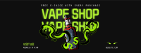 Vape Night Promo Facebook Cover Image Preview