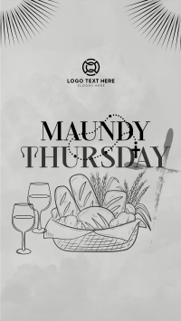 Maundy Thursday Supper Instagram Reel