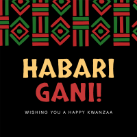 Kwanzaa Day Message Instagram Post Design