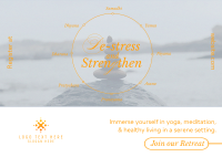 Yoga Retreat Postcard